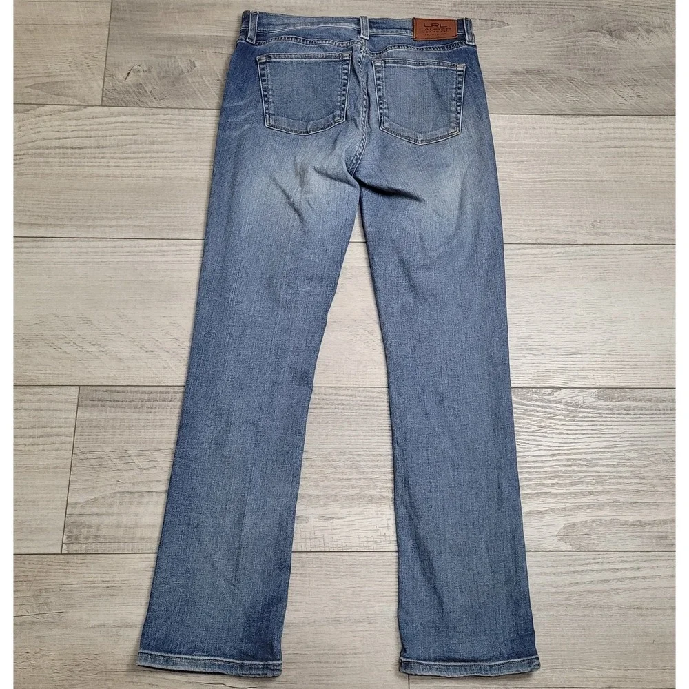 LRL Lauren Jeans Co. Ralph Lauren‎ Womens 4P 30x30 Mid Rise Straight Preppy